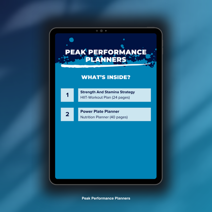Peak Performance Planners (Planners Bundle)