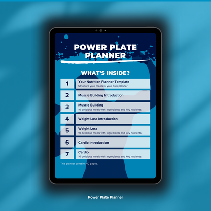 Power Plate Planner (Nutrition Planner)