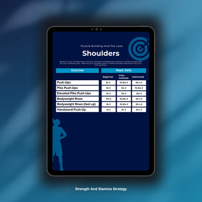 Strength And Stamina Strategy (HIIT-Workout Planner)